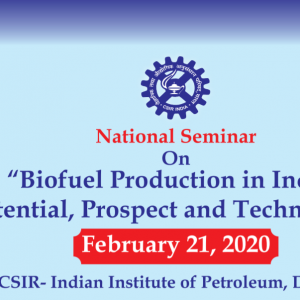 National Seminar On Biofuel Production in India - Companion Ticket